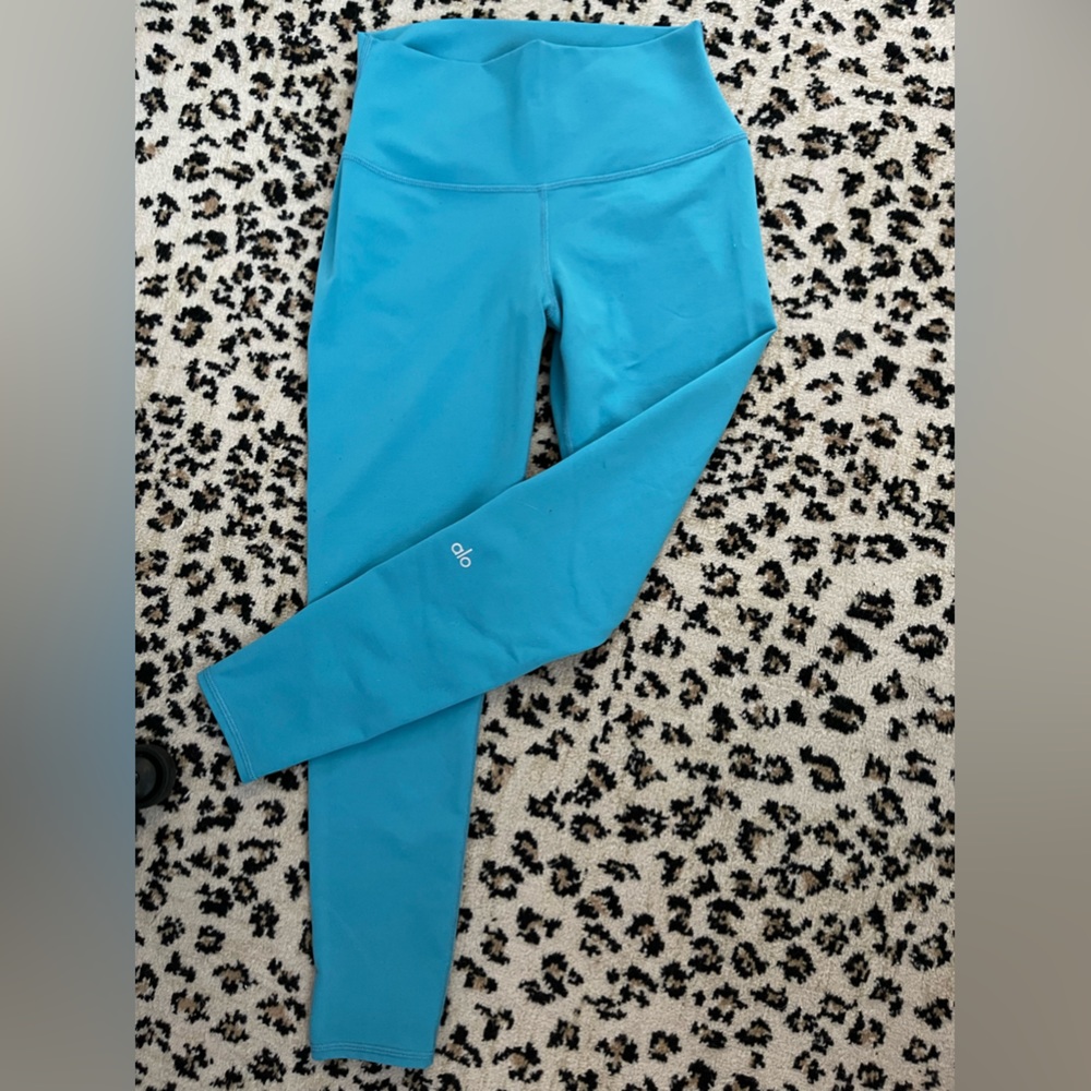 Alo Turquoise Leggings Size Small